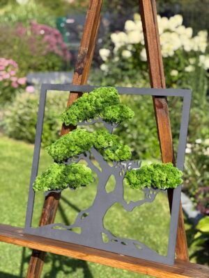 Mosvæg – Bonsai – 45x45cm